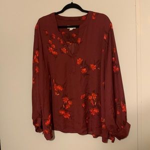 Ava & Viv 3x Long Sleeved Blouse